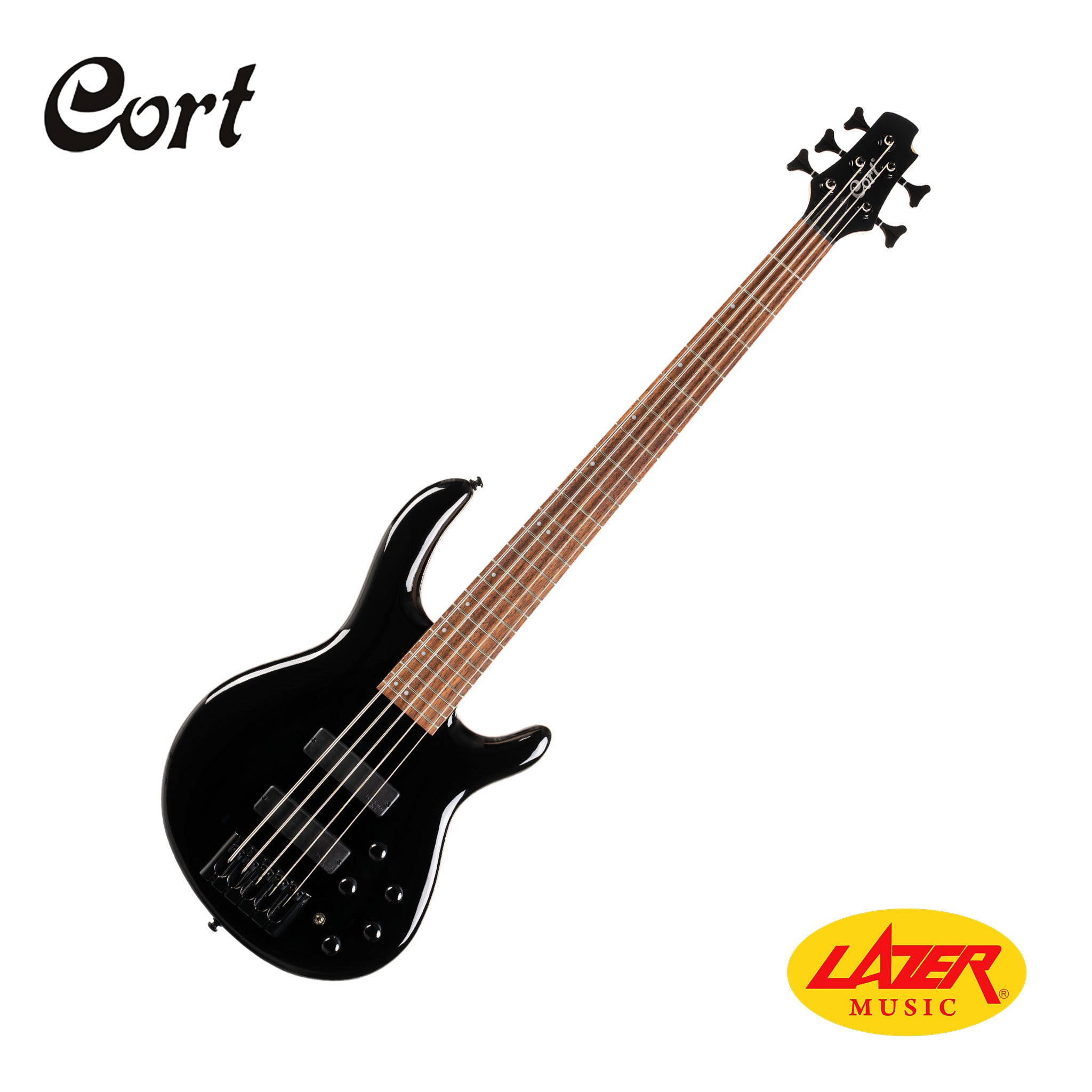 Cort C5 Deluxe Bass Guitar (Black)